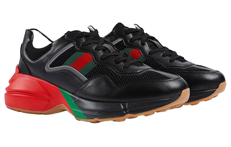 Gucci Rhyton 'Black Red Green Reflective' 643491-2H040-1093 #.